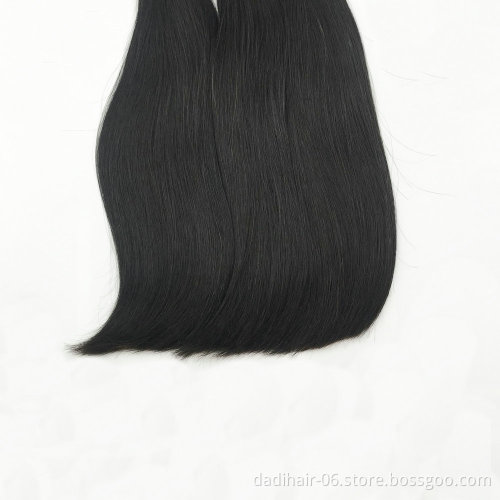 Wholesale Super Double Drawn Natural Color Malaysian Human Hair extension
